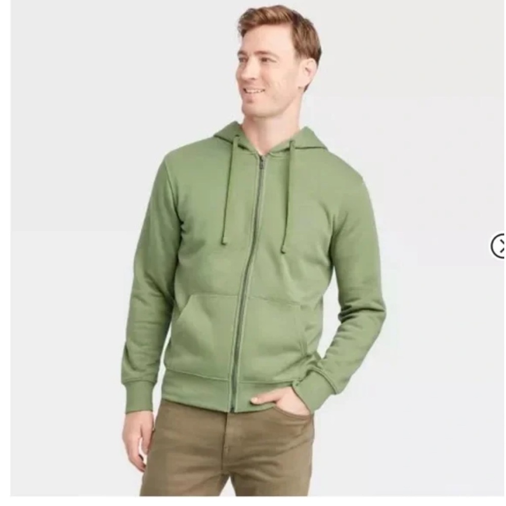 Goodfellow Target Men's Green Hoodie Sweater